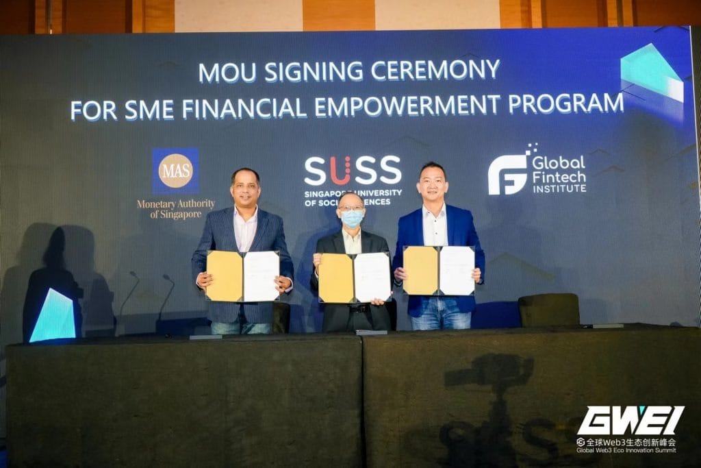 GFI inks MOU with Monetary Authority of Singapore & Singapore University of Social Sciences for SME Financial Empowerment programme