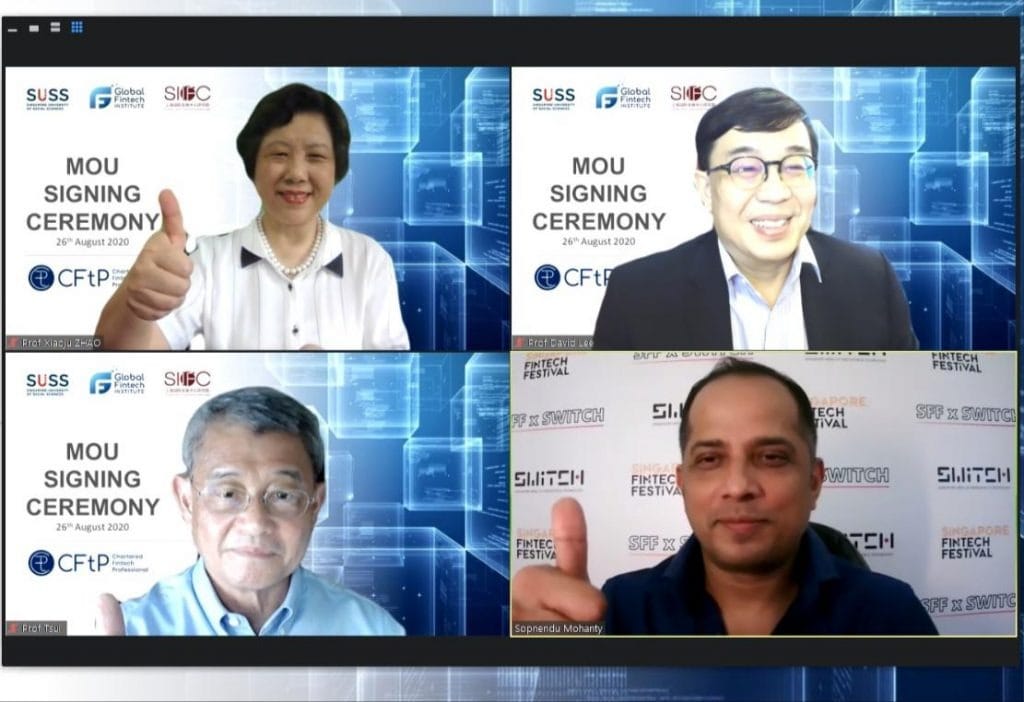 Global FinTech Institute partners SUSS and SIIFC to grow international FinTech talents through the CFtP Qualification